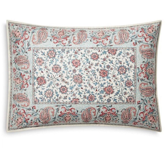 Ralph Lauren Avah King Size Shams Turquoise Floral Paisley Home Decor Bedding - Picture 1 of 13